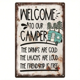 CIFbuy 8x12 Inch ( 20.3x30.5cm ) Vintage Rustic Aluminum Sign (TikTok, temu pick-up service)
